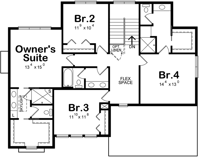Upper/Second Floor Plan: 10-1767