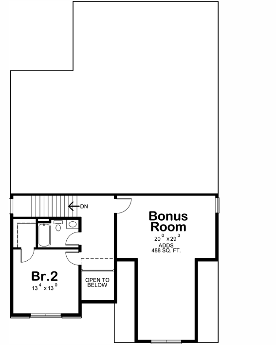 Upper/Second Floor Plan: 10-1768