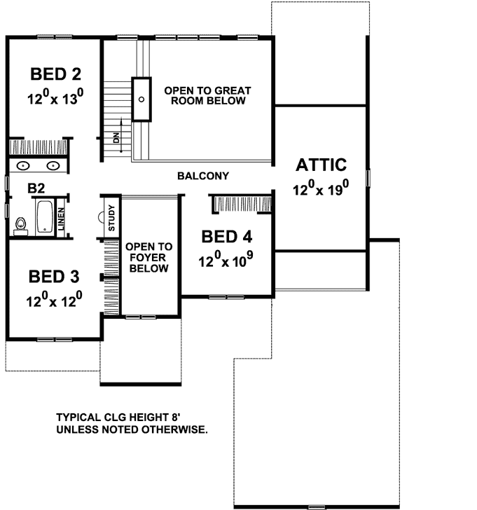 Upper/Second Floor Plan: 10-1770