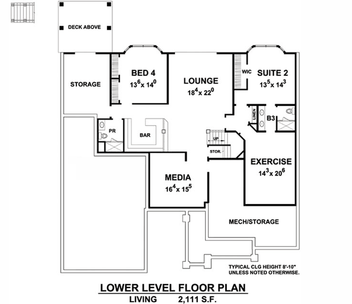 Lower Floor Plan: 10-1771