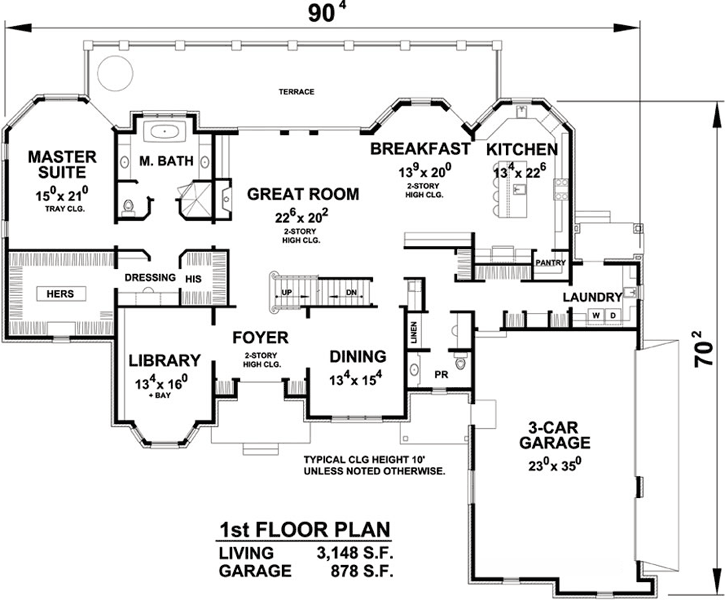 Main Floor Plan: 10-1775