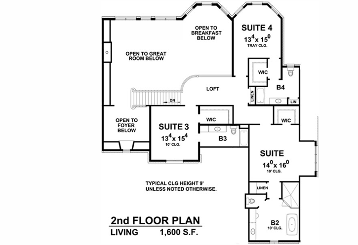 Upper/Second Floor Plan: 10-1775