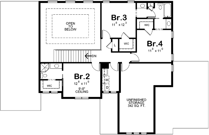 Upper/Second Floor Plan: 10-1779