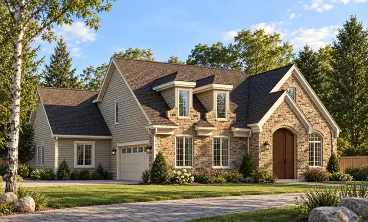 French Country house plans 10-1782 - front exterior, 2,359 sq ft, 3 bed, 2 bath house plans | Monster House Plans