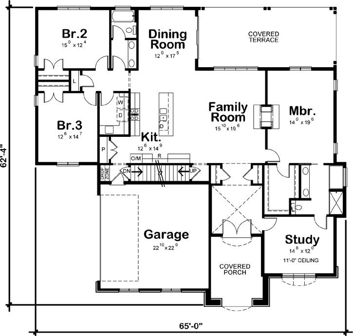 Main Floor Plan: 10-1782