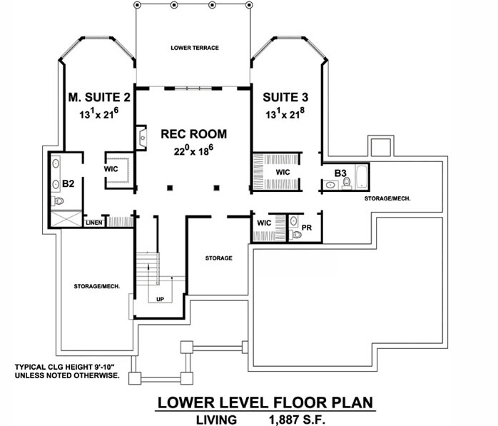 Lower Floor Plan: 10-1783
