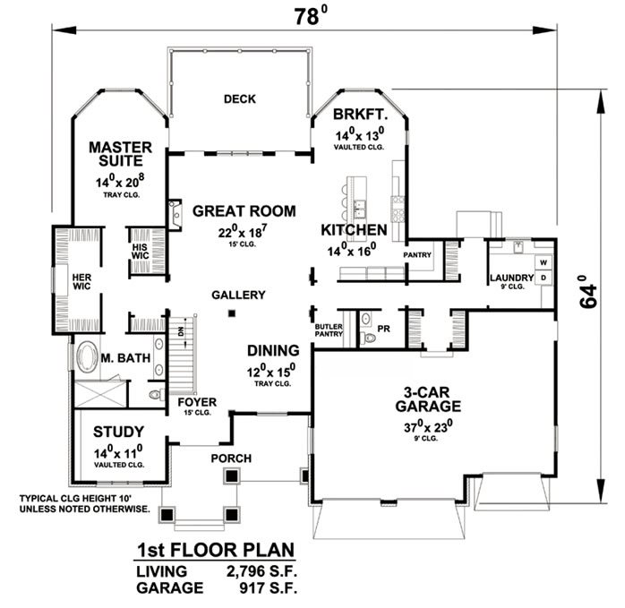 Main Floor Plan: 10-1783