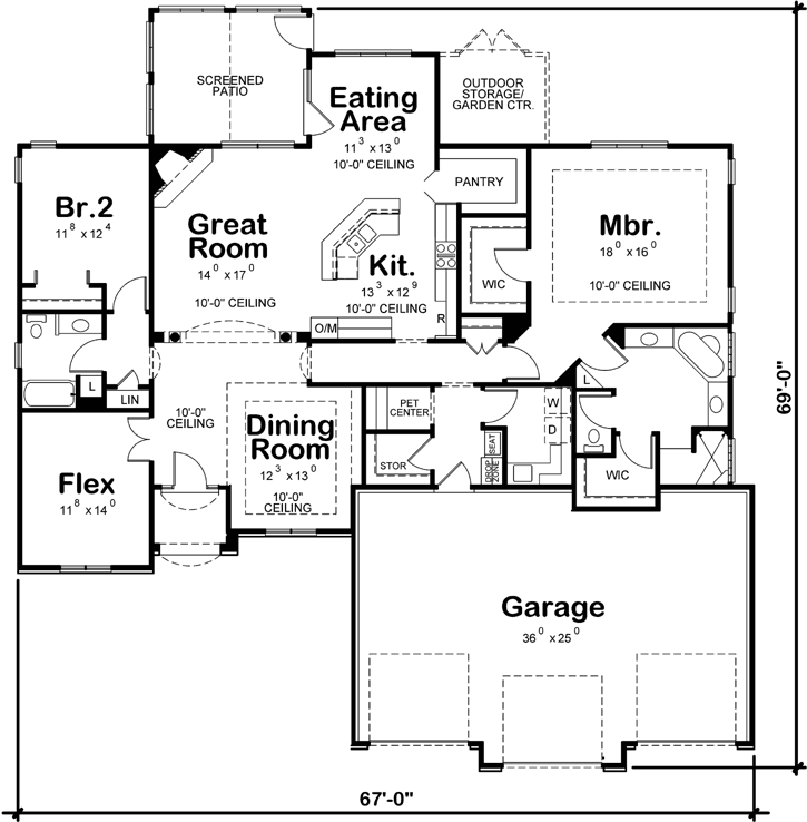 Main Floor Plan: 10-1787