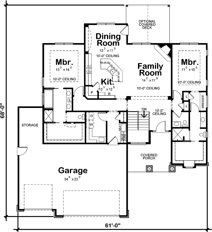 Main Floor Plan: 10-1789