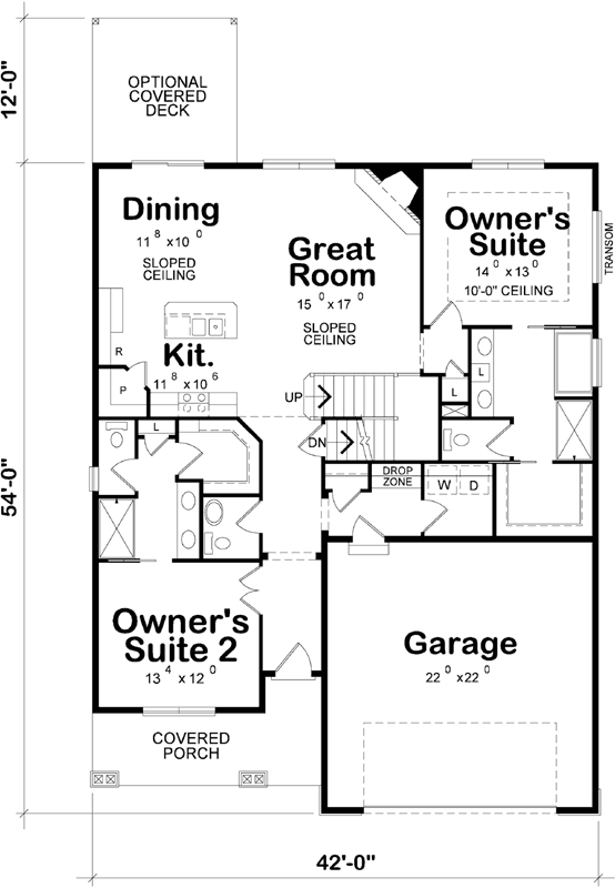 Main Floor Plan: 10-1799