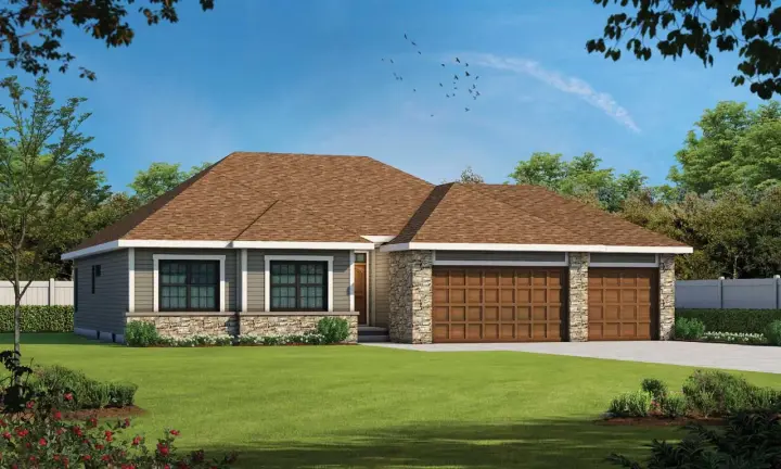Traditional house plans 10-1805 - front exterior, 1,750 sq ft, 2 bed, 2 bath house plans | Monster House Plans