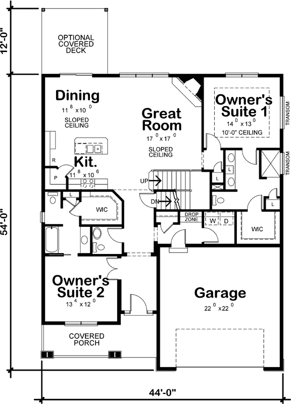 Main Floor Plan: 10-1807