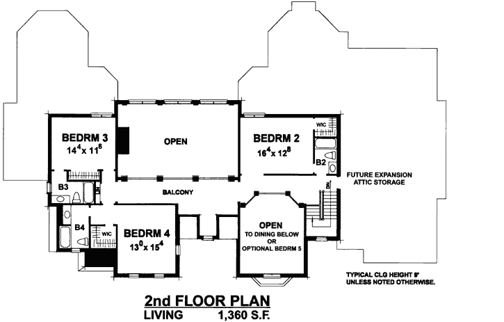 Upper/Second Floor Plan: 10-1811