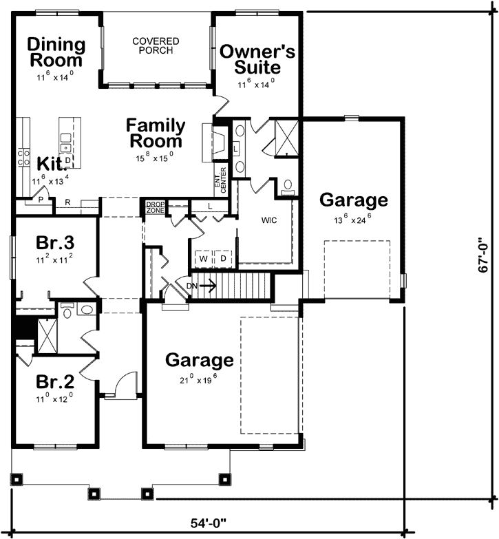 Main Floor Plan: 10-1813