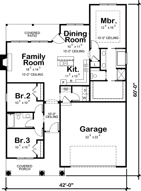 Main Floor Plan: 10-1814