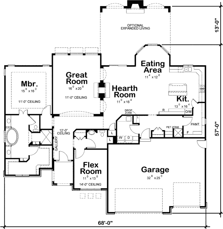 Main Floor Plan: 10-1815