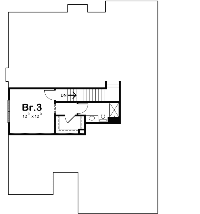 Upper/Second Floor Plan: 10-1819