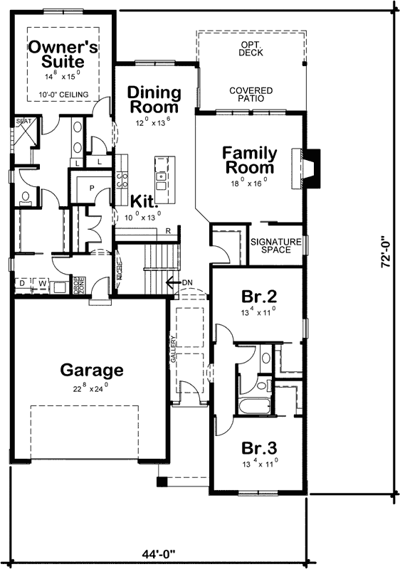 Main Floor Plan: 10-1820