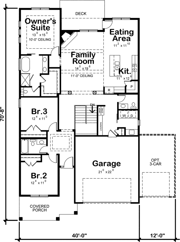 Main Floor Plan: 10-1821
