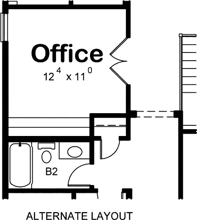 Craftsman Style Home Design Plan: 10-1821