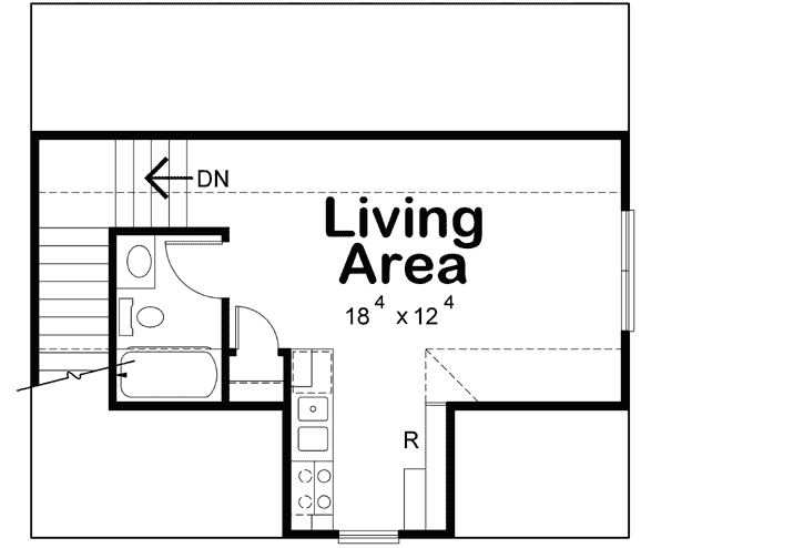 Upper/Second Floor Plan: 10-1826