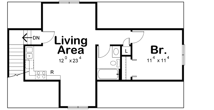 Upper/Second Floor Plan: 10-1827