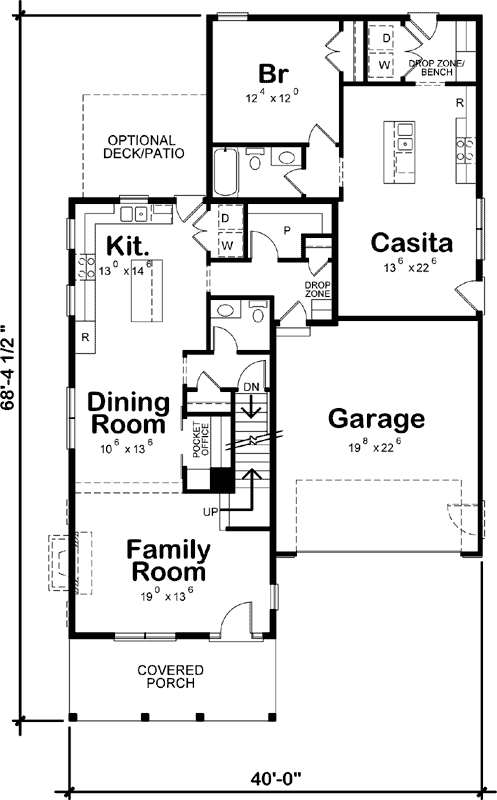 Main Floor Plan: 10-1830