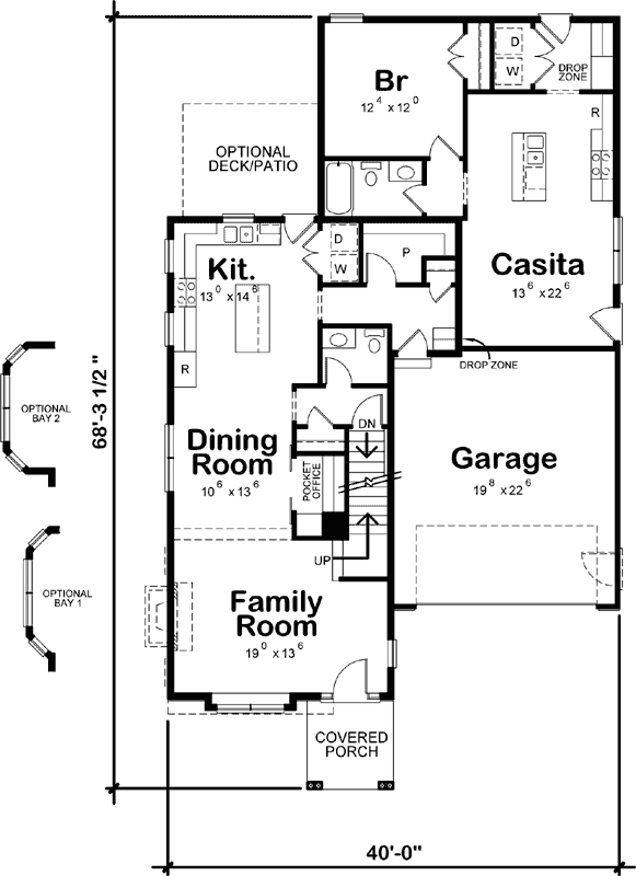 Main Floor Plan: 10-1832