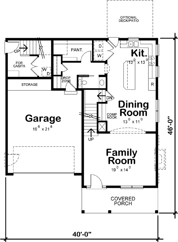 Main Floor Plan: 10-1836