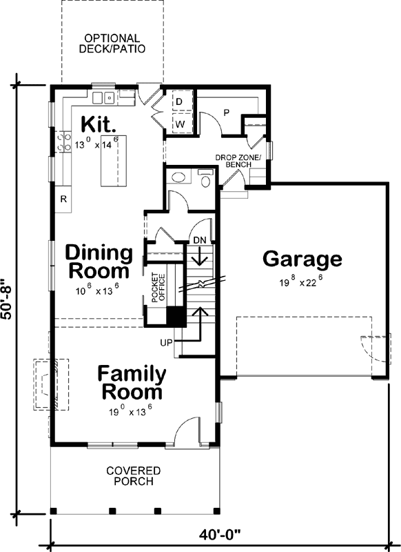 Main Floor Plan: 10-1838