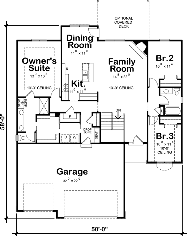 Main Floor Plan: 10-1844