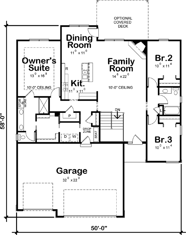 Main Floor Plan: 10-1845