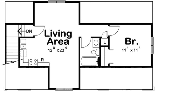 Upper/Second Floor Plan: 10-1847