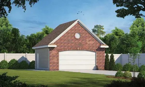 French Country house plans 10-1848 - front exterior, 545 sq ft, 0 bed, 0 bath house plans | Monster House Plans