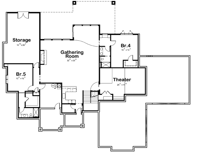 Lower Floor Plan: 10-1864