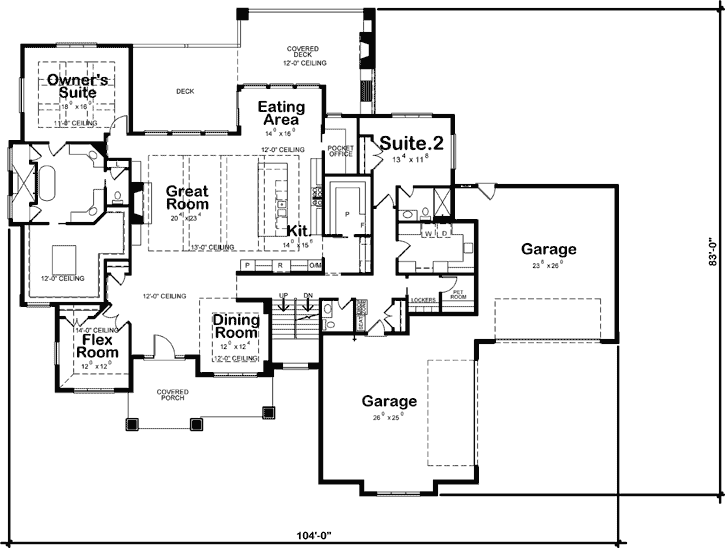 Main Floor Plan: 10-1864