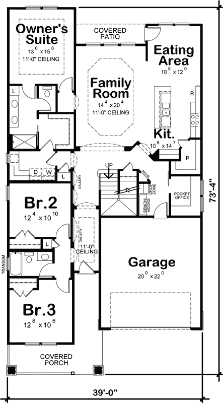 Main Floor Plan: 10-1870