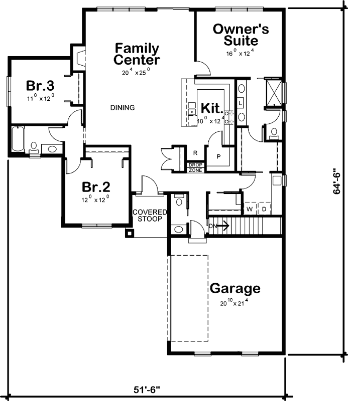 Main Floor Plan: 10-1872