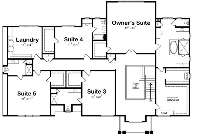 Upper/Second Floor Plan:10-1873