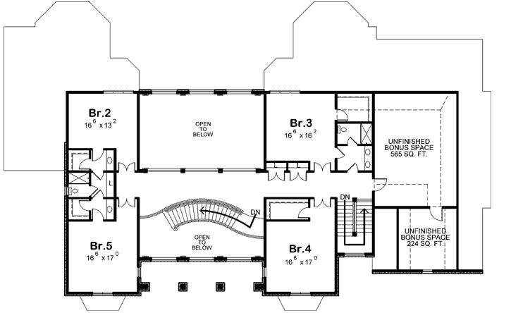 Upper/Second Floor Plan: 10-1874