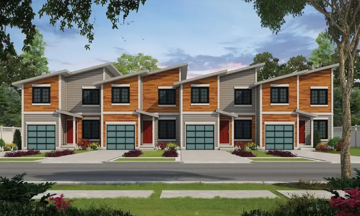 Modern house plans 10-1876 - front exterior, 5,108 sq ft, 12 bed, 8 bath house plans | Monster House Plans