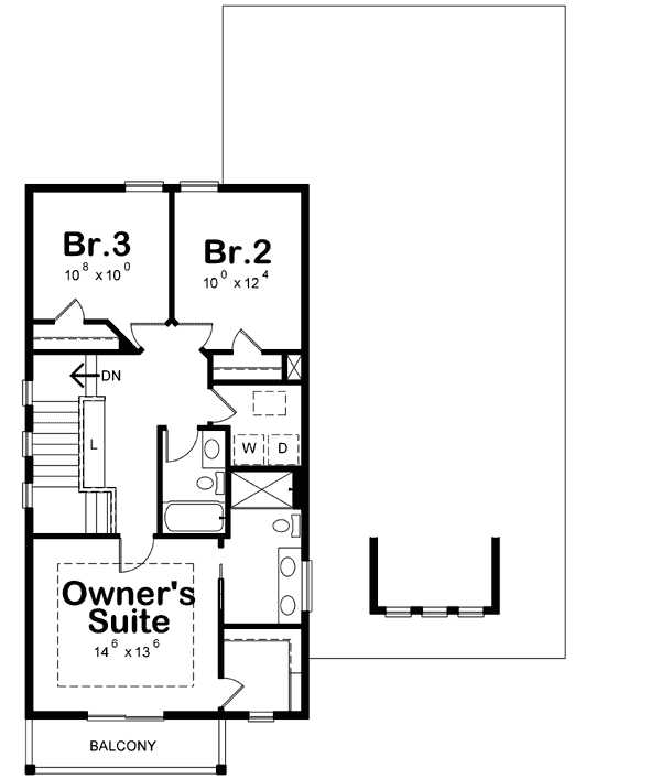 Upper/Second Floor Plan: 10-1877
