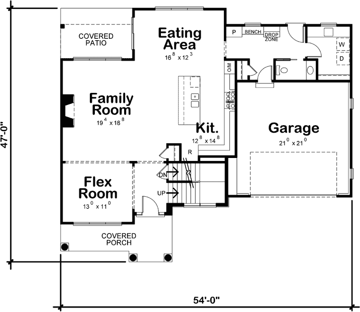 Main Floor Plan: 10-1880