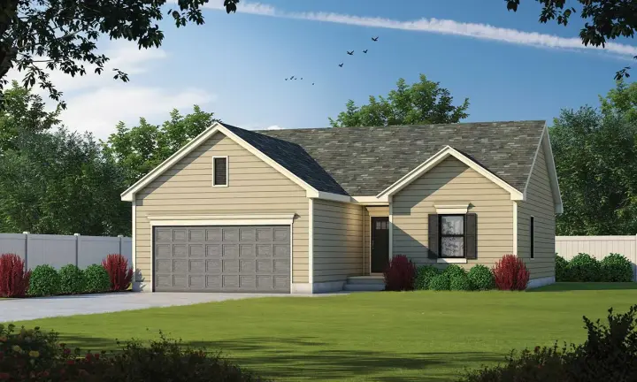 Traditional house plans 10-1902 - front exterior, 1,176 sq ft, 3 bed, 2 bath house plans | Monster House Plans