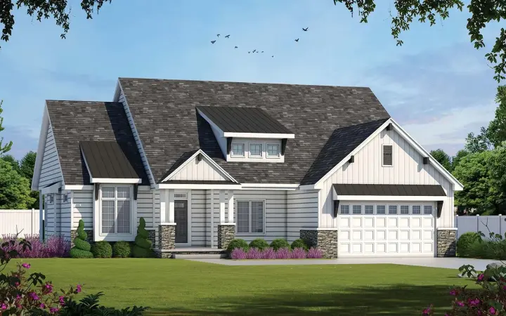 Modern Farmhouse house plans 10-1904 - front exterior, 1,925 sq ft, 3 bed, 2 bath house plans | Monster House Plans