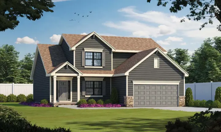 Traditional house plans 10-1906 - front exterior, 2,154 sq ft, 4 bed, 2 bath house plans | Monster House Plans