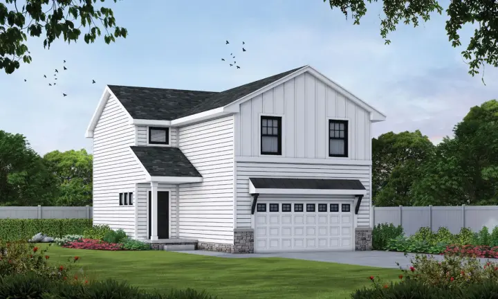 Modern Farmhouse house plans 10-1920 - front exterior, 1,822 sq ft, 3 bed, 2 bath house plans | Monster House Plans