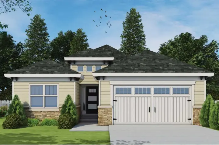 Mediterranean house plans 10-1933 - front exterior, 1,886 sq ft, 3 bed, 3 bath house plans | Monster House Plans