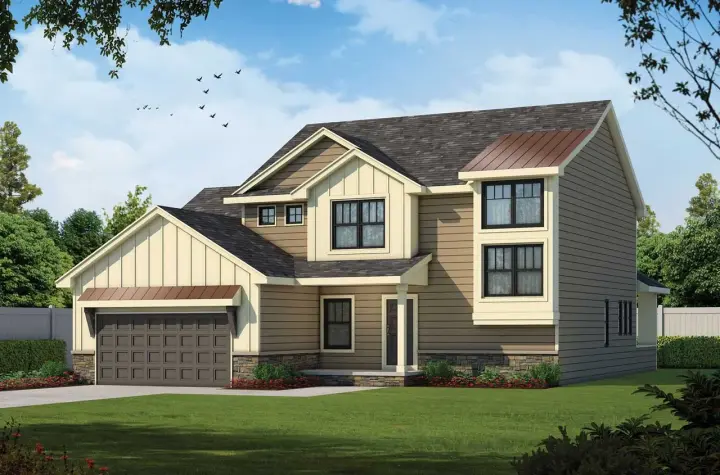Traditional house plans 10-1938 - front exterior, 2,198 sq ft, 4 bed, 2 bath house plans | Monster House Plans