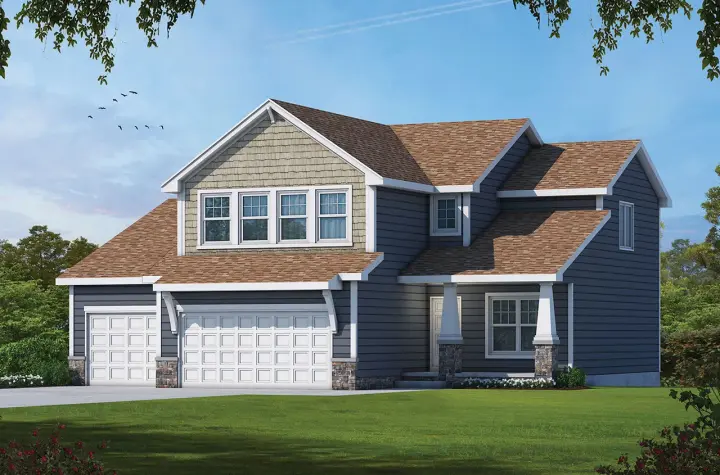 Craftsman house plans 10-1965 - front exterior, 2,373 sq ft, 4 bed, 3 bath house plans | Monster House Plans